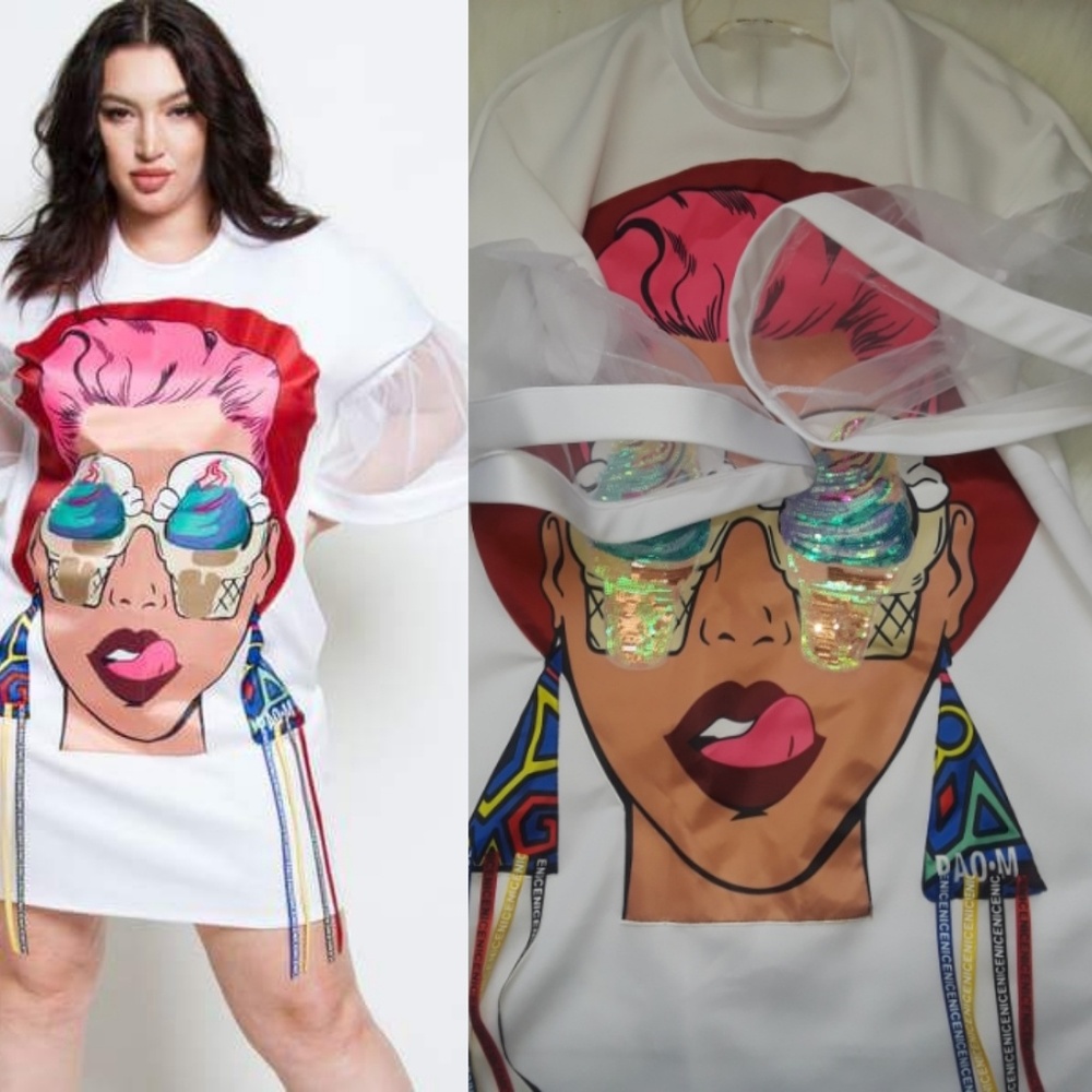 🔥 6 HOURS PRICE DROP Round Neck Cute Short Sleeve - Picture 2 of 7